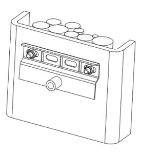 Sunbelt Multi-Option Hanger - used as a Tray Support