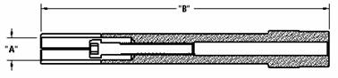 Extra Long Adjustable Chucks - cutaway drawing