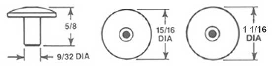 Annular Ring Cap (for annular ring studs)