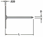 Spindle Insulation Anchor - Side View