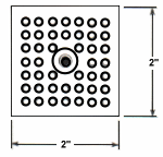 Spindle Insulation Anchor - Top View