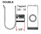 Tapped Cable Hanger - Crimp Type: Double