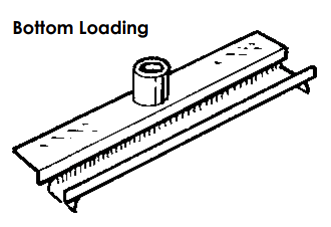 Tapped Cable Hanger: Plate Type - Bottom Loading