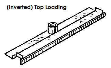 Tapped Cable Hanger: Plate Type - Inverted Top Loading