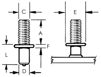 Collar Arc Weld Stud