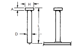 Headed Concrete Anchor Arc Weld Stud