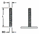 Non Flanged CD Weld Stud