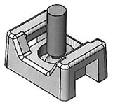 Wire Tie Down CD Weld Stud