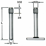 Knurled Refractory Weld Stud